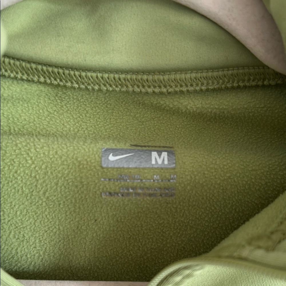 Nike Olive Green Half-Zip Pullover - Picture 4 of 5